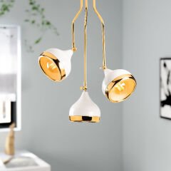 Aydinlatmadunyam Avize WhiteGold Yildo-M-6892
