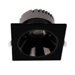 ACK 18W Sıva Altı Kare Downlıght Siyah 6500K AD10-02531