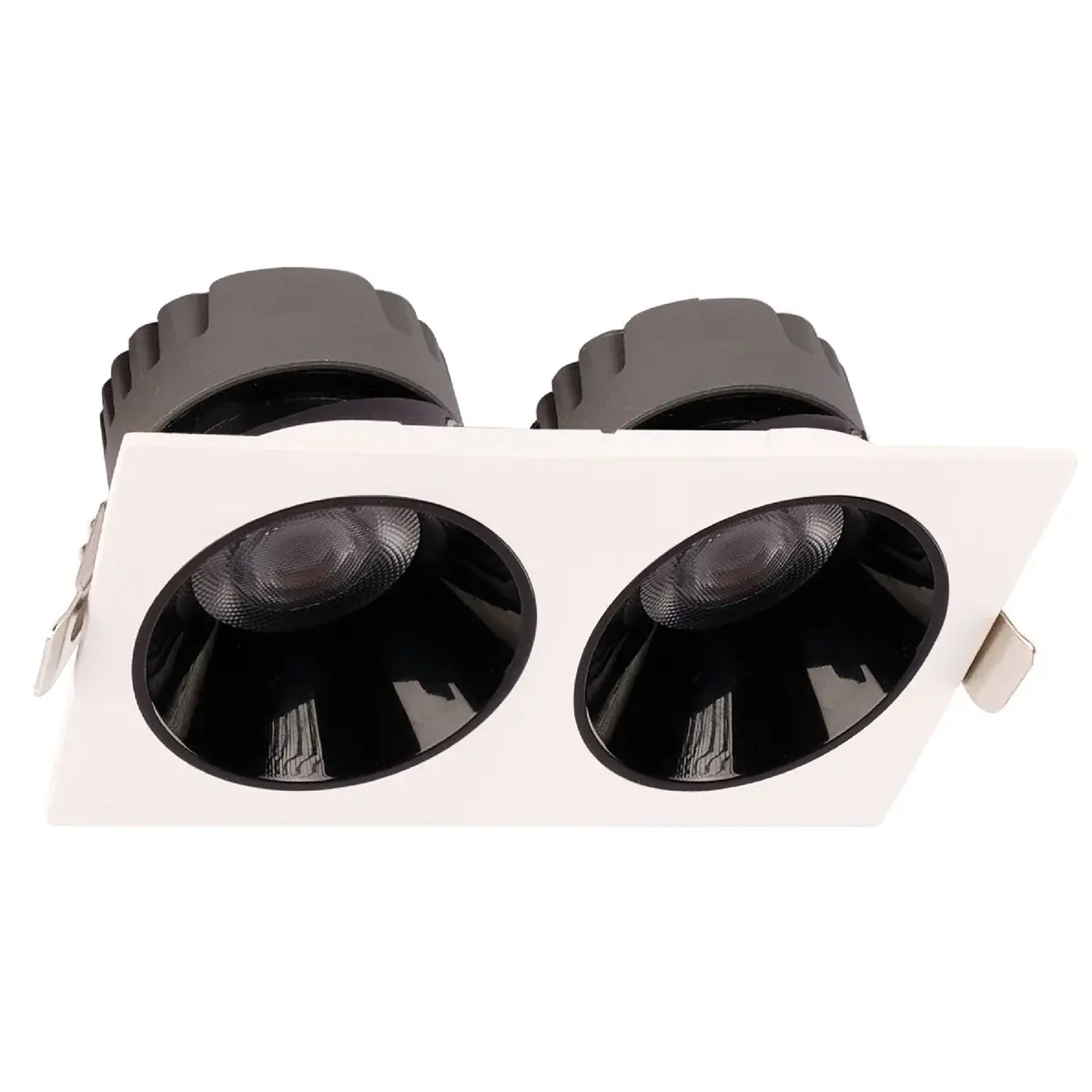 ACK 2X18W Sıva Altı Kare Downlıght Beyaz 3000K AD10-02600