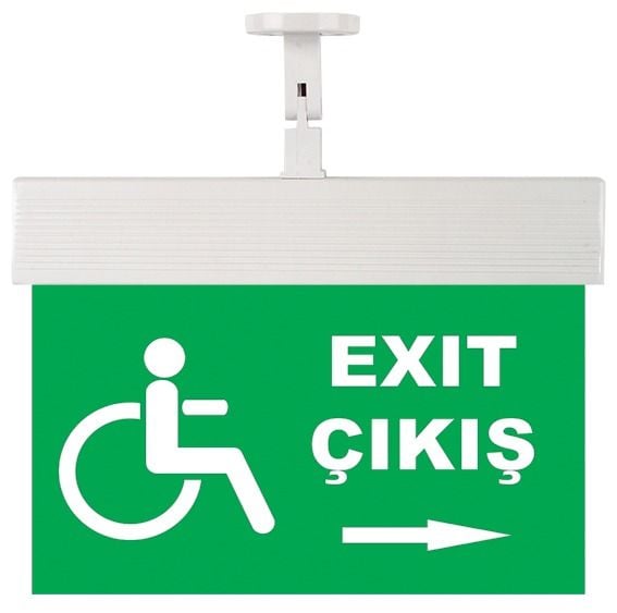 Mutlusan Cexa 8 56  Exıt Acil Aydınlatma Armatürü - 102 038 000856