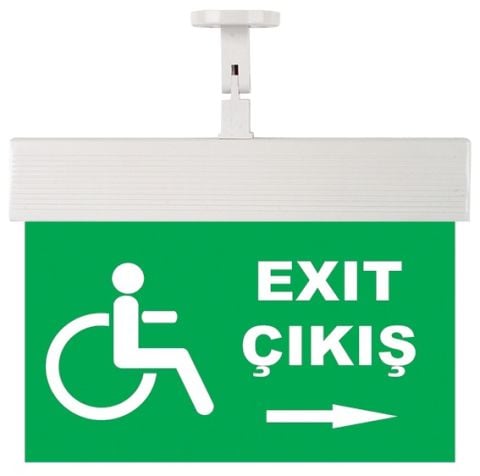 Mutlusan Cexa 8 56  Exıt Acil Aydınlatma Armatürü - 102 038 000856