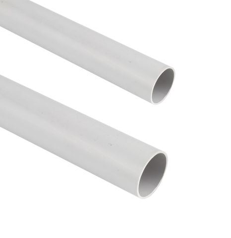 Mutlusan Ø40 Pvc Alev Yaymayan Boru 3M  - 001 045 120040 30 17