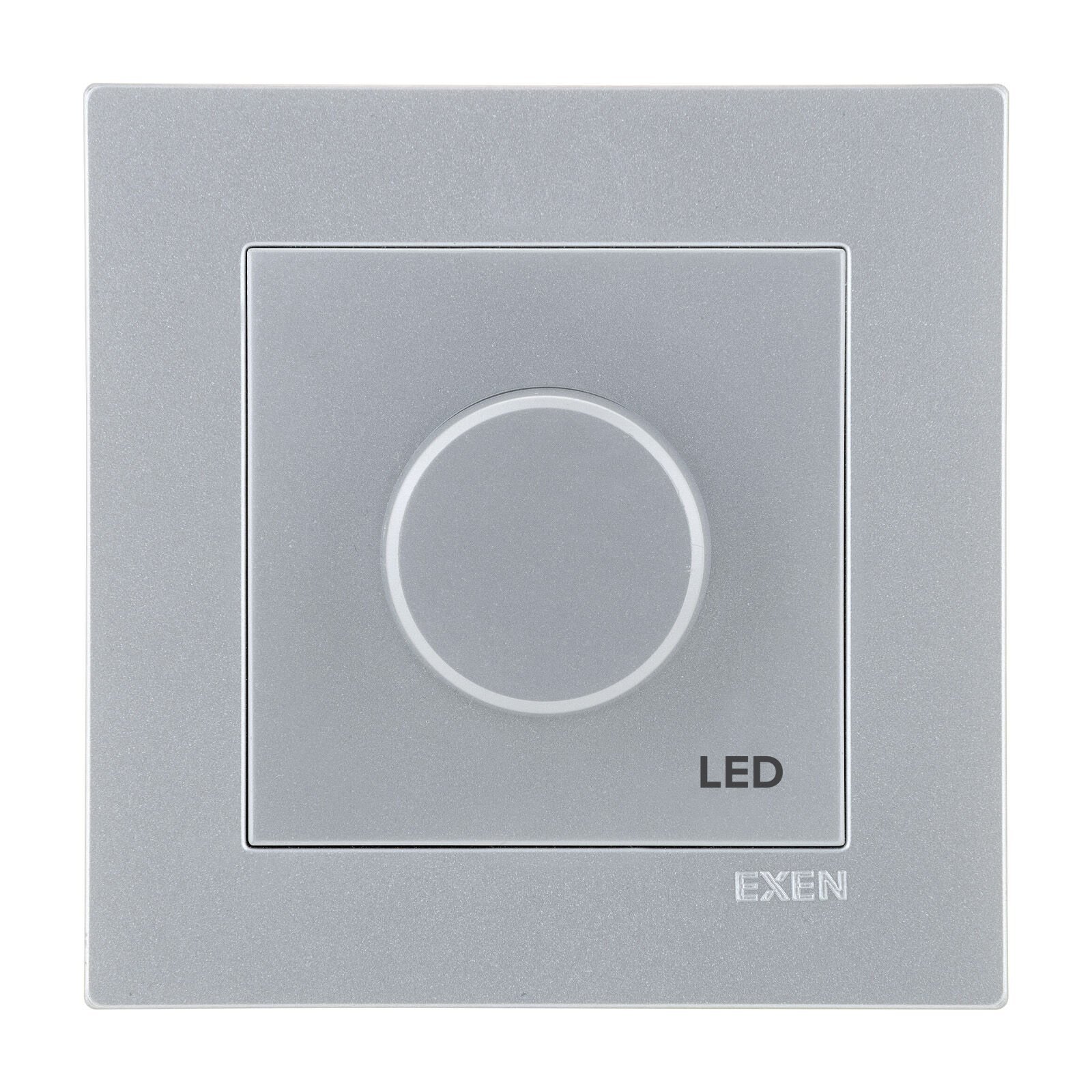 Exen Karell Gümüs Led Dimmer 200W (Rd Dimmer) Komple Takim