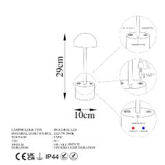 Aydinlatmadunyam Masa Lambasi Chrome Sept-13374