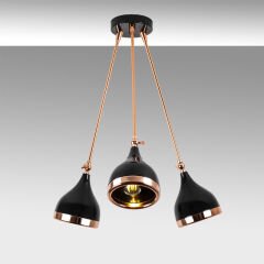 Aydinlatmadunyam Avize BlackCopper Yildo-S-7046