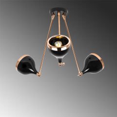 Aydinlatmadunyam Avize BlackCopper Yildo-S-7046