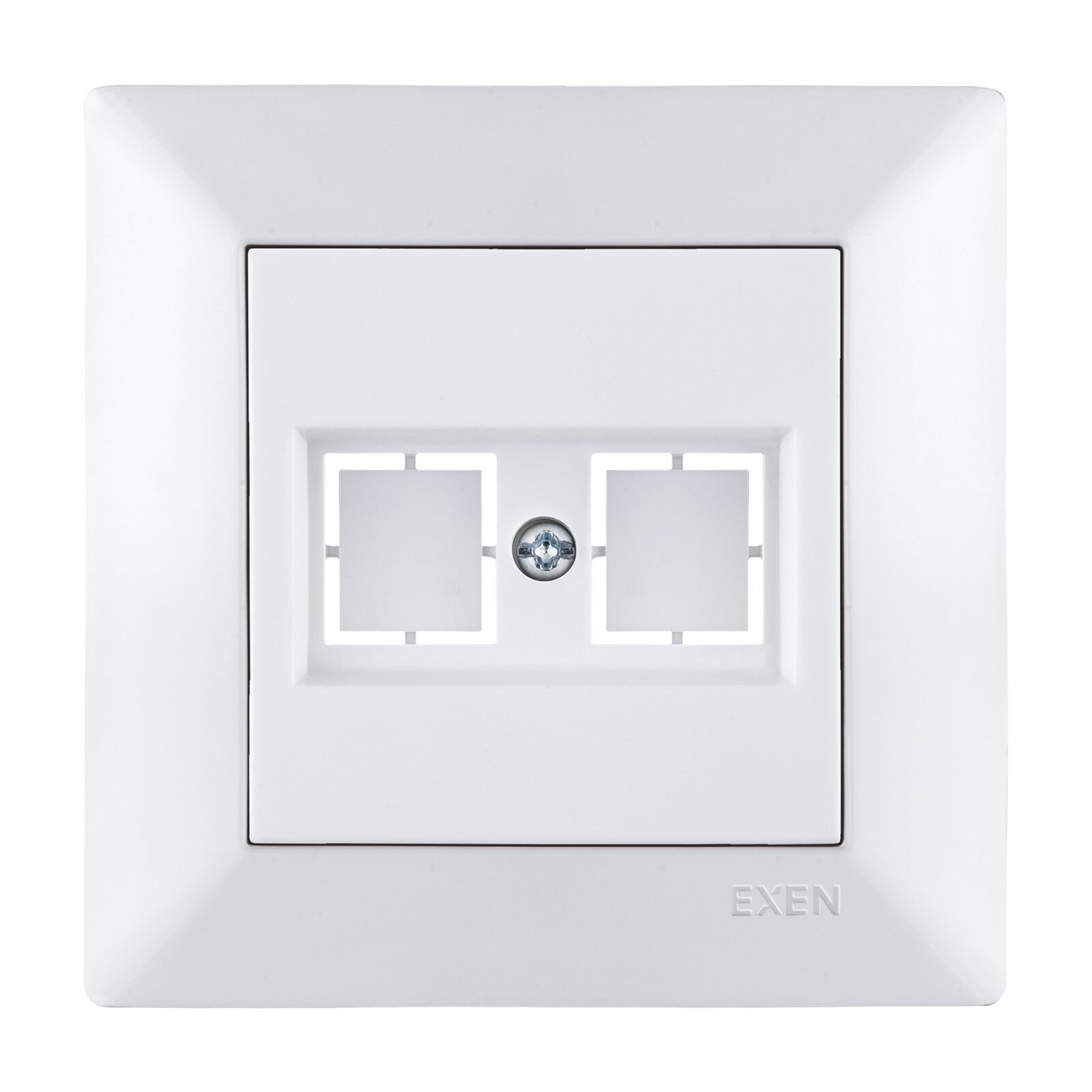 Exen Odak Beyaz Data Priz Jaksiz Komple Takim