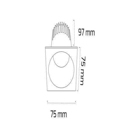 Goya Gy 1731-14 Beyaz Kasa 8W 3000K Sgd Smd Ledsıva Altı Armatür