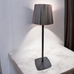 Horoz 050-001-0001-010 Merida 3Cct Siyah 3W/5W Dimli Masa Lambasi