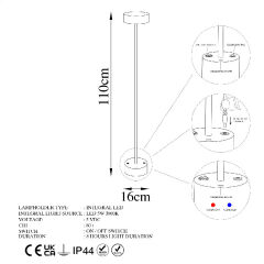Aydinlatmadunyam Lambader White Keyf-13398