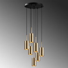 Aydinlatmadunyam Sarkit GoldBlack Silindirkem-6391