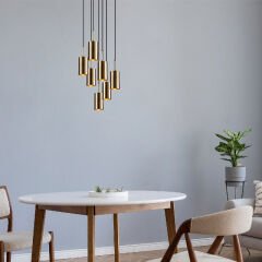 Aydinlatmadunyam Sarkit GoldBlack Silindirkem-6391