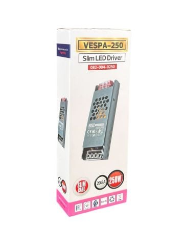 Horoz 082-004-0250 Vespa-250 250W 176-264V 20.8A Slim Led Trafo