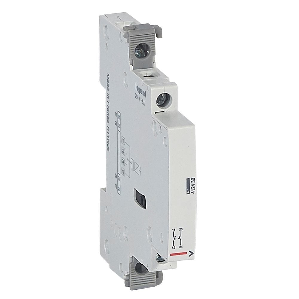 Legrand  CX³ 2 modüllük 25A ray tipi kontaktör için Yardımcı Kontak 5A 230V NA+NK LEG-412430