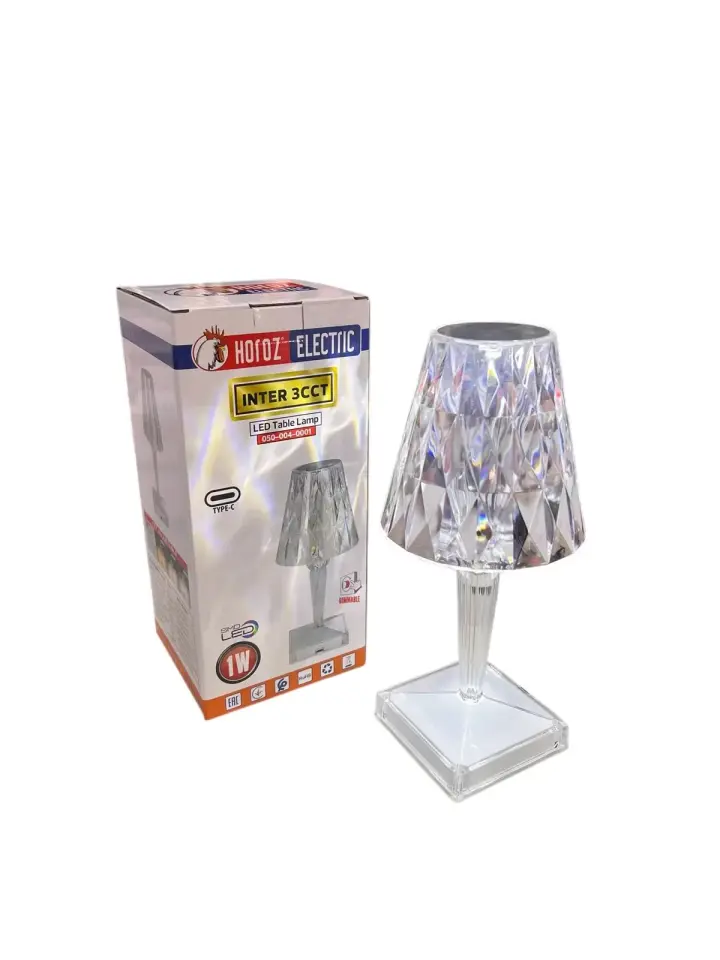 Horoz 050-004-0001-010 Inter 3Cct Kristal 1W/5V Masa Lambasi