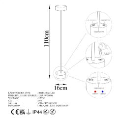 Aydinlatmadunyam Lambader Chrome Keyf-13400