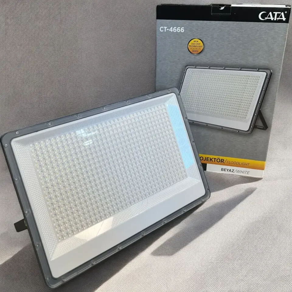 Cata Ct-4666 600W Platinum Led Projektör  Beyaz