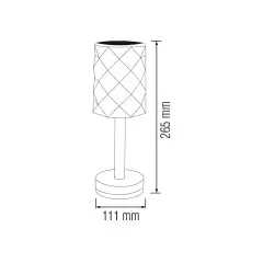 Horoz 050-005-0001-010 Wanda 3Cct Kristal 1W/5V Masa Lambasi