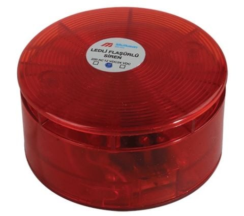Mutlusan Ledli Flaşörlü Elektronik Siren 24V. - 102 111 000024