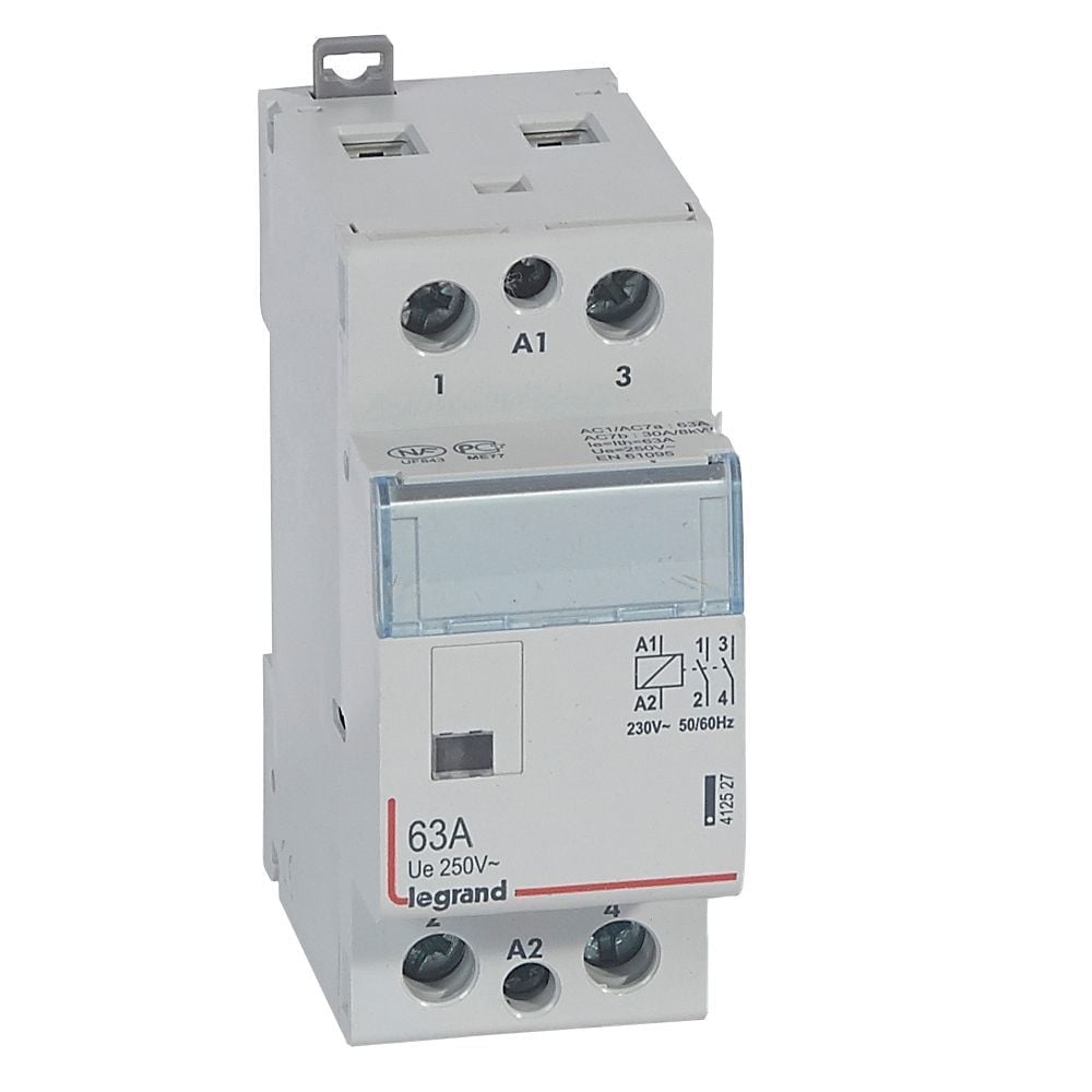Legrand  CX³ 2P mandalsız 230V bobinli 63A 2NA LEG-412527