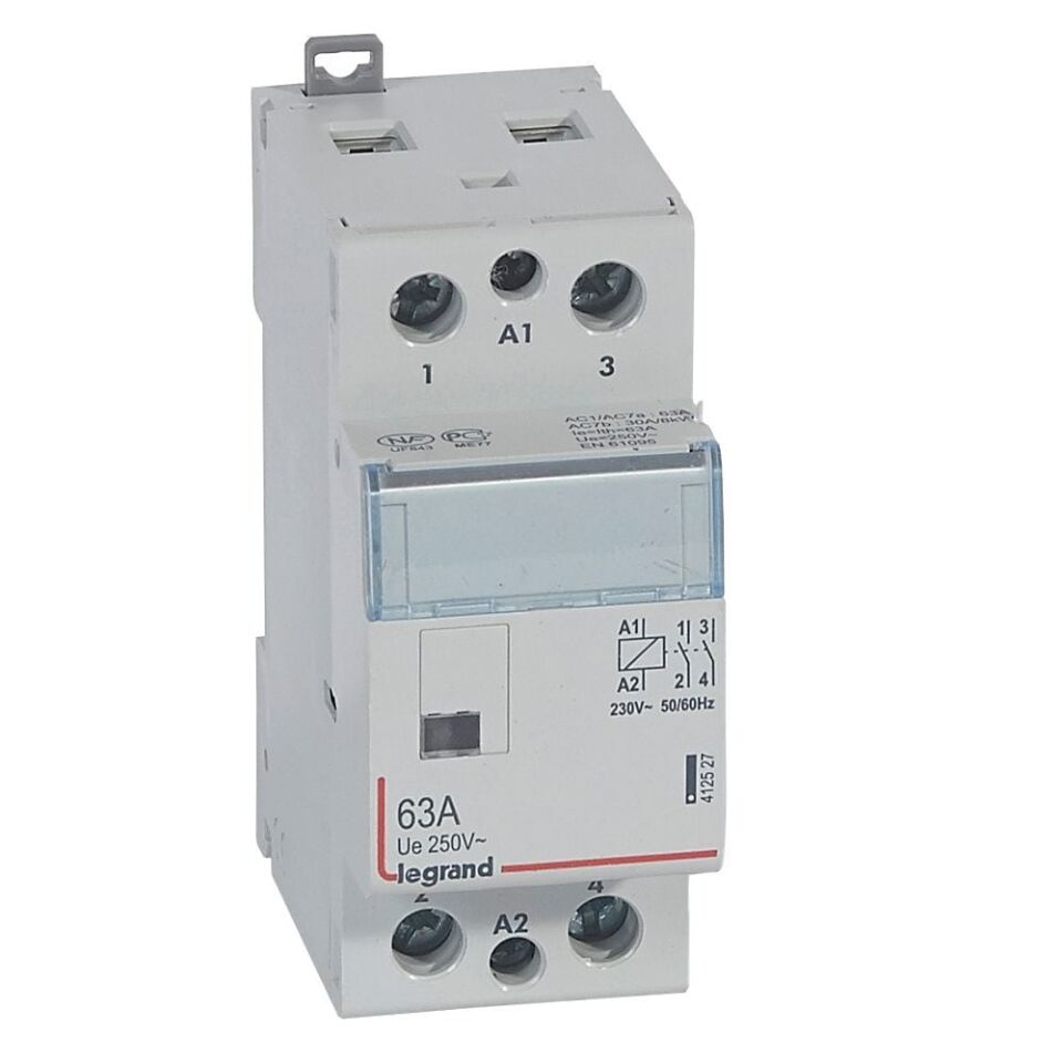 Legrand  CX³ 2P mandalsız 230V bobinli 63A 2NA LEG-412527