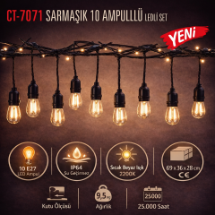 Cata 12W Bali Led Aplik Günışığı CT-7071
