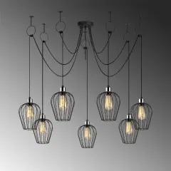 Aydinlatmadunyam Sarkit Black Armut-6696