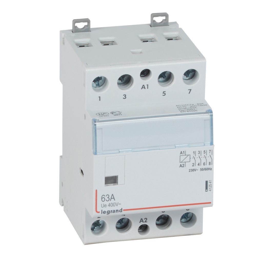 Legrand  CX³ 4P mandalsız 230V bobinli 63A 4NA LEG-412541
