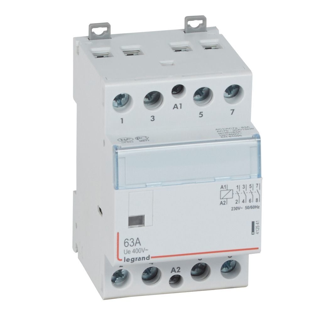Legrand  CX³ 4P mandalsız 230V bobinli 63A 4NA LEG-412541