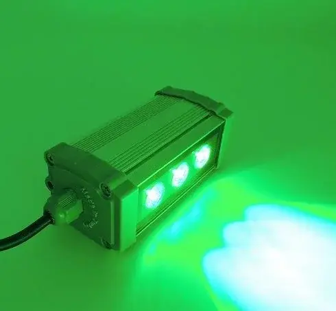 Wallwasher Led Duvar Aydinlatma 10 Cm 3W Gri - Yesil