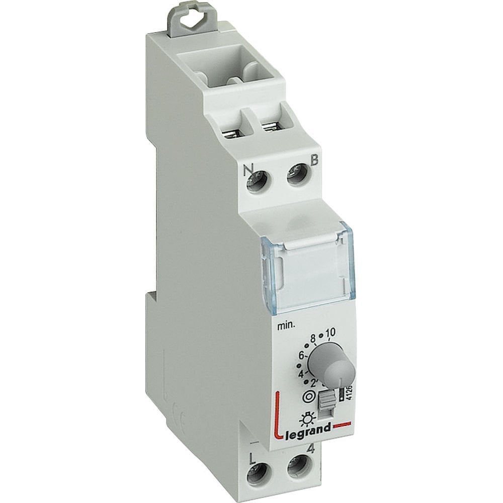 Legrand  Merdiven otomatiği 230V 16A çıkış 0.5sn den 10dk ayarlanabilir LEG-412602