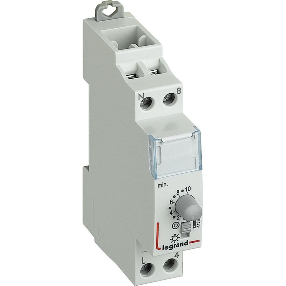 Legrand  Merdiven otomatiği 230V 16A çıkış 0.5sn den 10dk ayarlanabilir LEG-412602