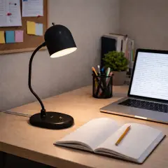 Cata Ct-8440 Berlin Sarjli Masa Lambasi  Yuvarlak Siyah