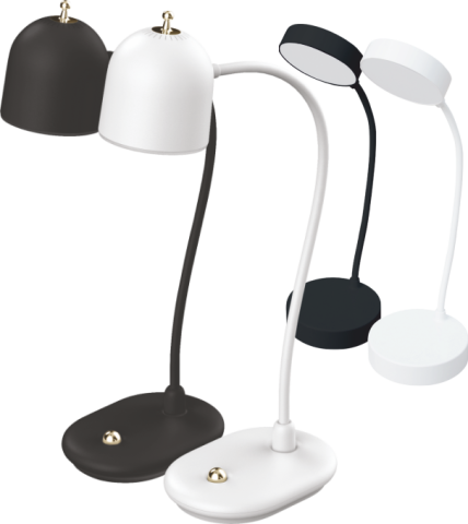 Cata Ct-8440 Berlin Sarjli Masa Lambasi  Yuvarlak Siyah