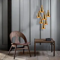 Aydinlatmadunyam Sarkit GoldBlack Konikkem-6356