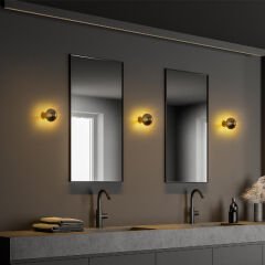 Aydinlatmadunyam Aplik Gold Fungal-13360