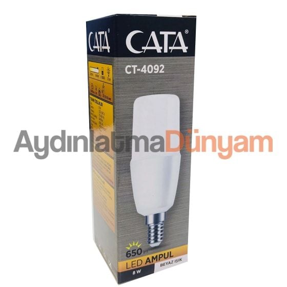 Cata 9 Watt E14 Duylu Led Ampul CT-4092 Beyaz Işık
