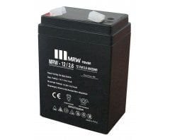 Mervesan Power Markalı Kurşun/Asit Kuru Tip Akü 6 Volt 4 AH