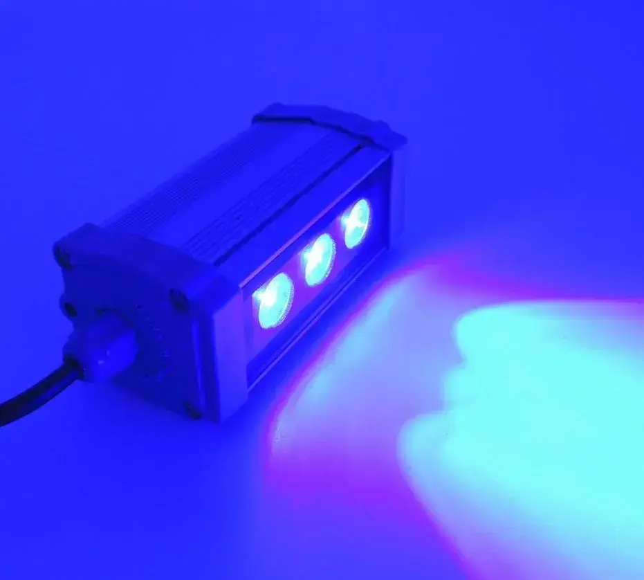Wallwasher Led Duvar Aydinlatma 10 Cm 3W Gri - Mavi
