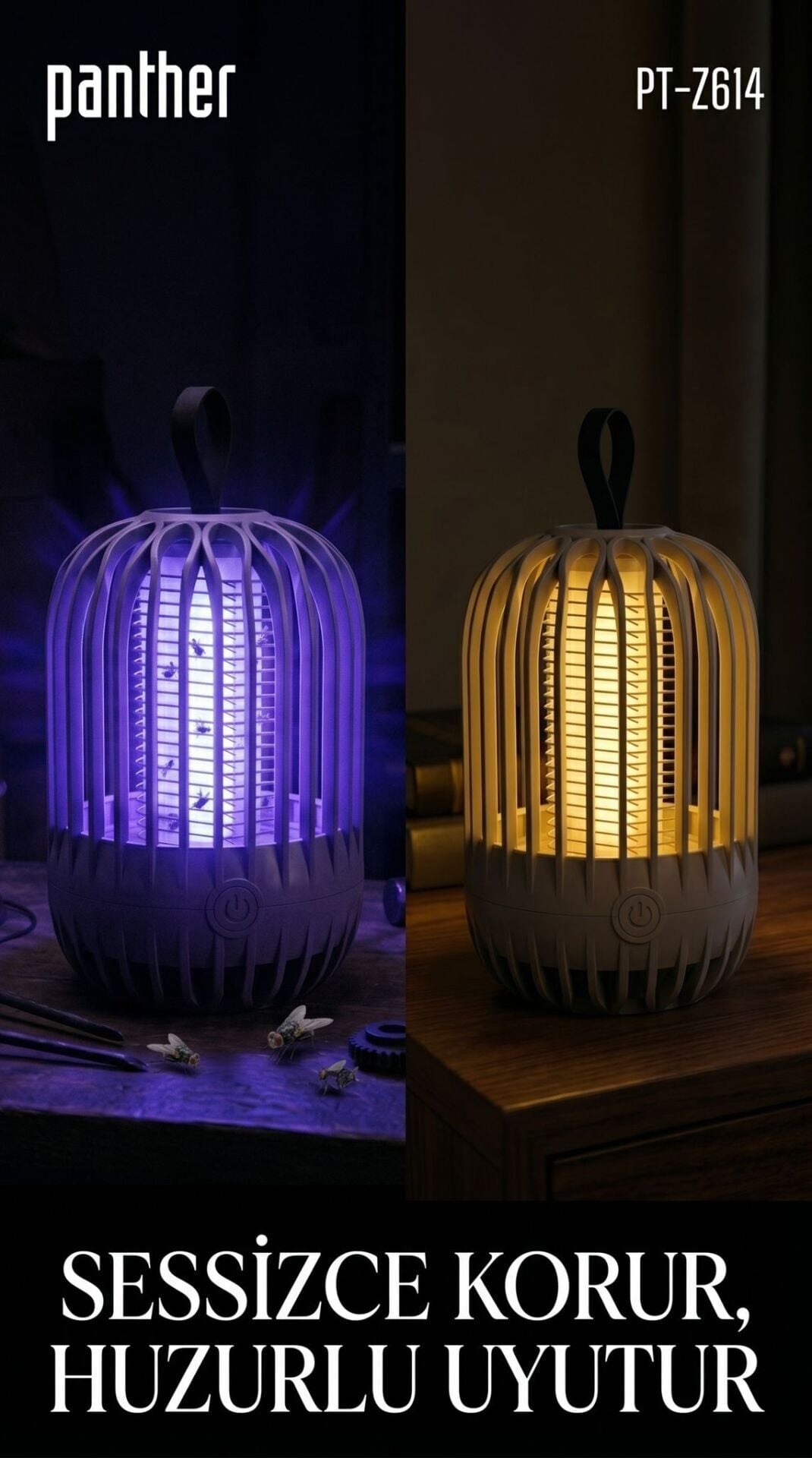 Panther Pt-Z614 Usb Sarjli Sinek Öldürücü Isik