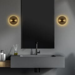 Aydinlatmadunyam Aplik Gold Fungal-13362