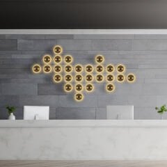 Aydinlatmadunyam Aplik Gold Fungal-13362