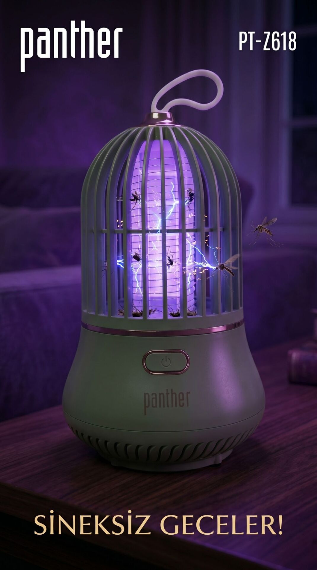 Panther Pt-Z618 Usb Sarjli Sinek Öldürücü Isik