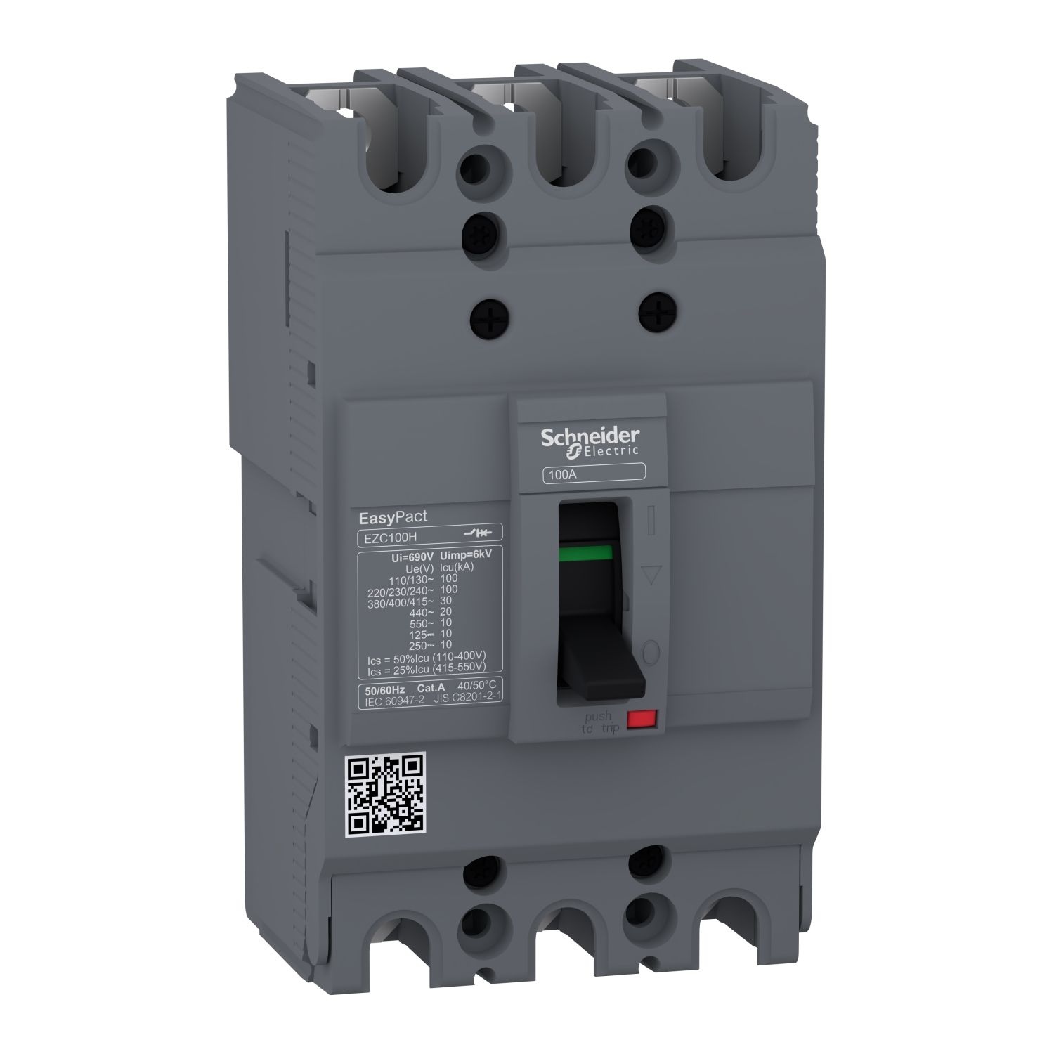 Schneider Ezc100H3100   Kompak Şalt.Easypact 3X100A 30Ka