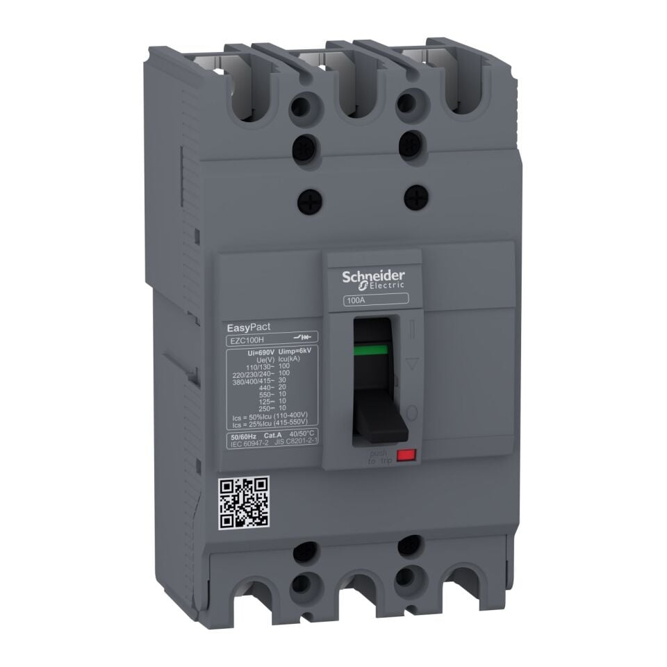 Schneider Ezc100H3100   Kompak Şalt.Easypact 3X100A 30Ka