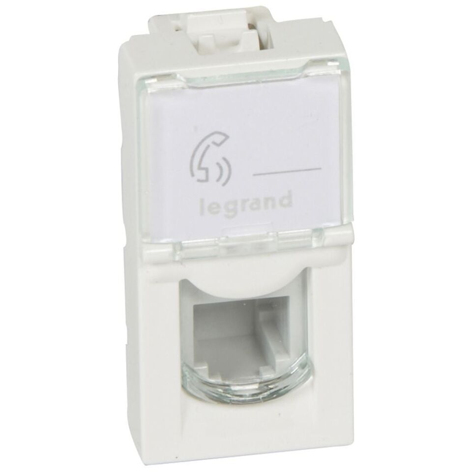 Legrand  S.Armada RJ11, telefon prizi, 1m, beyaz LEG-078730