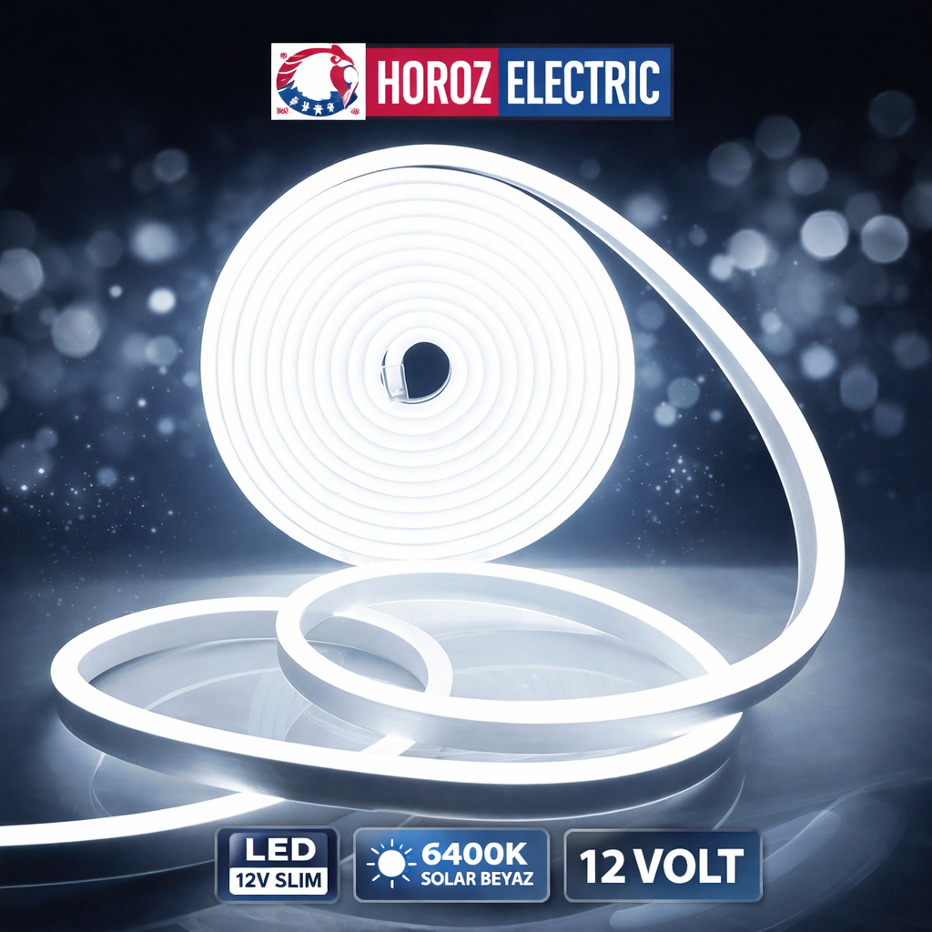 Horoz 081-010-0033  12 Volt  6400K Slim Neon Led