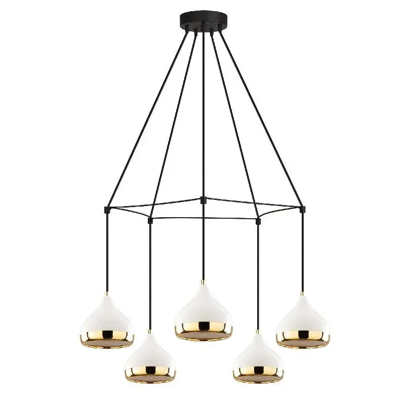 Aydinlatmadunyam Sarkit WhiteBlackGold Yildo-M-6886