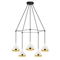 Aydinlatmadunyam Sarkit WhiteBlackGold Yildo-M-6886