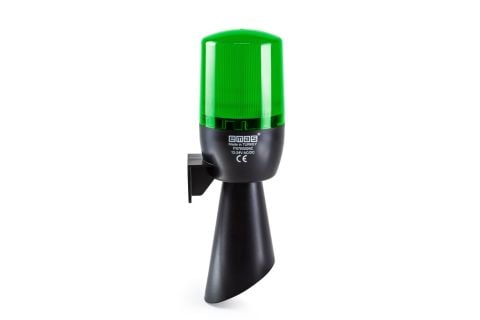 Emas Korna Ledli Çok Fonk. Ø70 Yeşil 24 Ac Buzzerlı - IT070G024Z